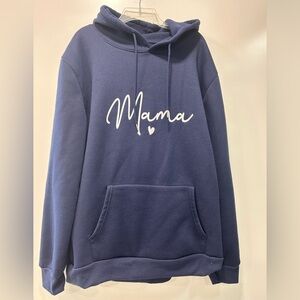 LG Navy Blue 'Mama' Hoodie